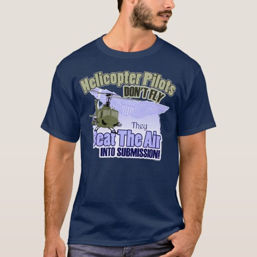 Helikopterpiloten vliegen niet [UH-1] T-shirt (Voorkant)