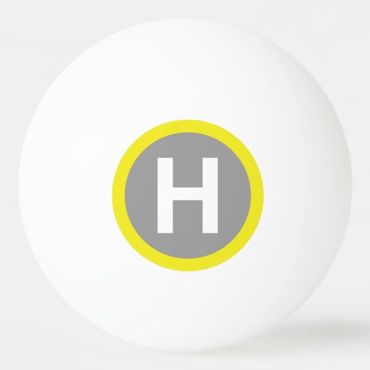 Helikopterplatform bord pingpongbal (Voorkant)