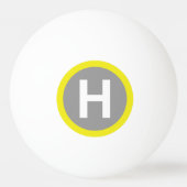 Helikopterplatform bord pingpongbal (Achterkant)