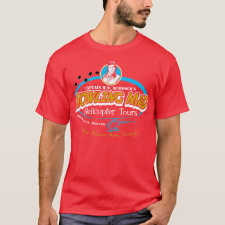 Helikopterroutes voor vrachtwagens met helikopters t-shirt