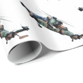 Helikopters Cadeaupapier (Rol Hoek)