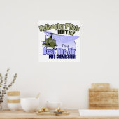 Helikopters vliegen niet [UH-1] Poster (Keuken)