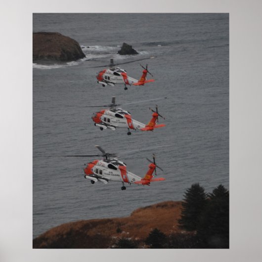 Helikopters voor kustwacht MH-60 Jayhawk Poster (Voorkant)