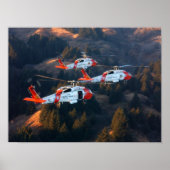 Helikopters voor kustwacht MH-60 Jayhawk Poster (Voorkant)