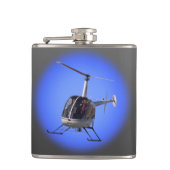 Helikoptertank Gepersonaliseerd HelikopterDrink Heupfles (Voorkant)
