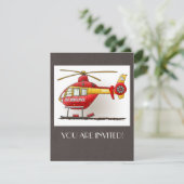 Helikoptervlucht Kaart (Staand voorkant)