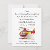 Helikoptervlucht Kaart (Achterkant)