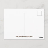 Helikoptervlucht met lichte luchtwaardigheid briefkaart (Achterkant)