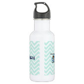 Helikoptervoertuigen voor politiewagens op Chevron Waterfles (Achterkant)