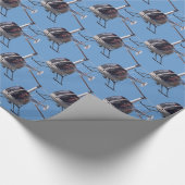 Helikopterwrappelpapier voor helikopters cadeaupapier (Hoek)