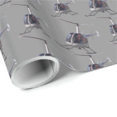 Helikopterwrappelpapier voor helikopters cadeaupapier (Rol Hoek)