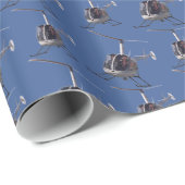 Helikopterwrappelpapier voor helikopters cadeaupapier (Rol Hoek)