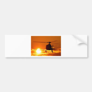 helikopterzonsondergang bumpersticker