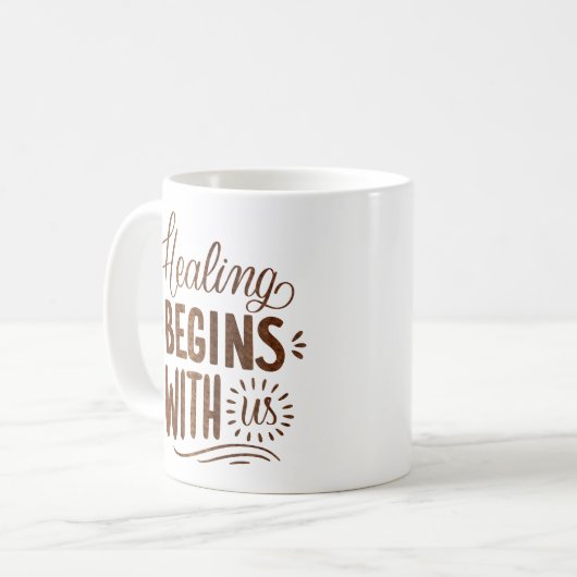 Heling begint bij ons koffiemok (Voorkant links)