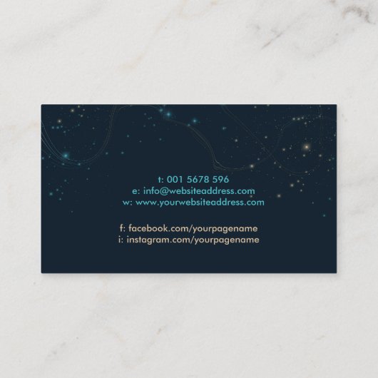 Heling Handen - Energie Heling - Reiki Visitekaartje (Achterkant)