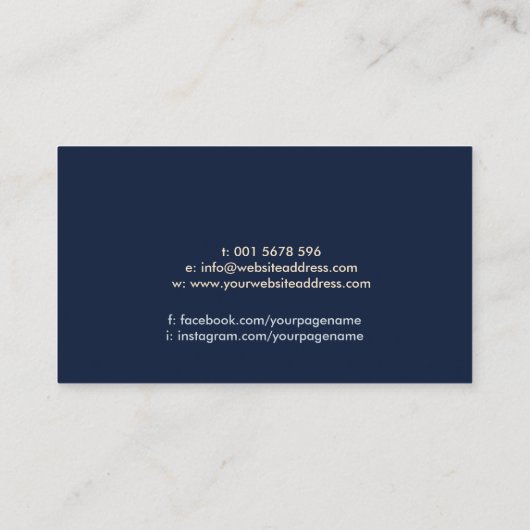 Heling Handen - Energie Heling - Reiki Visitekaartje (Achterkant)