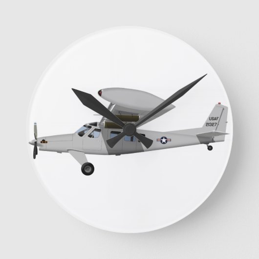 Helio AU-24 Stallion 451451 Ronde Klok (Voorkant)