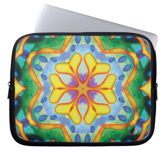 Helios Kaleidoscope Laptop Sleeve (Voorkant)