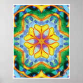 Helios Kinetic Collage Kaleidoscope Poster (Voorkant)