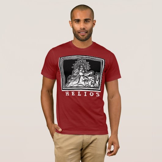 Helios t-shirt van AncientAgesPrints (Voorkant volledig)