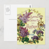 Heliotrope Savon Briefkaart (Voorkant / Achterkant)