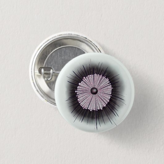 Heliozoa Microbe Microbiology Digital Art Ronde Button 3,2 Cm (Voorkant /achterkant)