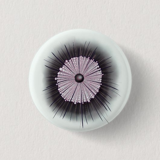 Heliozoa Microbe Microbiology Digital Art Ronde Button 3,2 Cm (Voorkant)