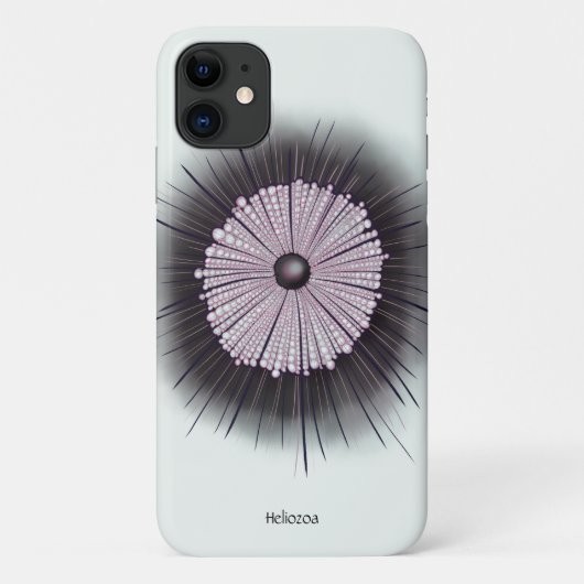 Heliozoa Microbiology Geek Digital Art Case-Mate iPhone Case (Achterkant)