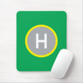 Helipad Mousepad Green Muismat (Met muis)