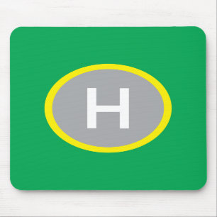 Helipad Mousepad Green Muismat