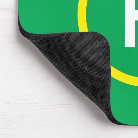 Helipad Mousepad Solid Green Muismat (Hoek)