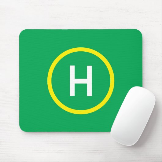 Helipad Mousepad Solid Green Muismat (Met muis)