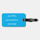 Helitack Bagagelabel (Achterkant horizontaal)