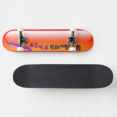 Helium Flip Oranje skateboard (Horizontaal)
