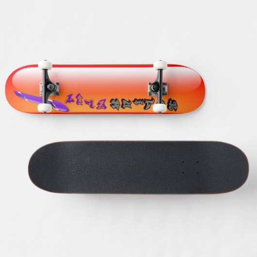 Helium Flip Oranje skateboard (Horizontaal)