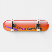 Helium Flip Oranje skateboard (Horizontaal)