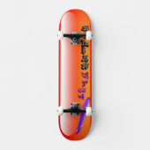 Helium Flip Oranje skateboard (Voorkant)