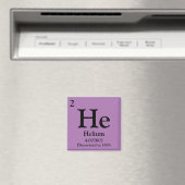 Helium periodiek systeem magneet (Insitu (Vaatwasser))