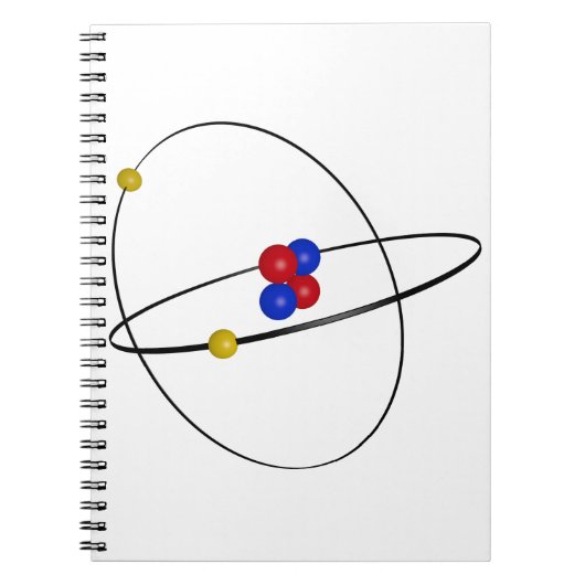 Heliumatoom Notitieboek (Voorkant)