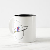 Heliumatoom Tweekleurige Koffiemok (Voorkant links)
