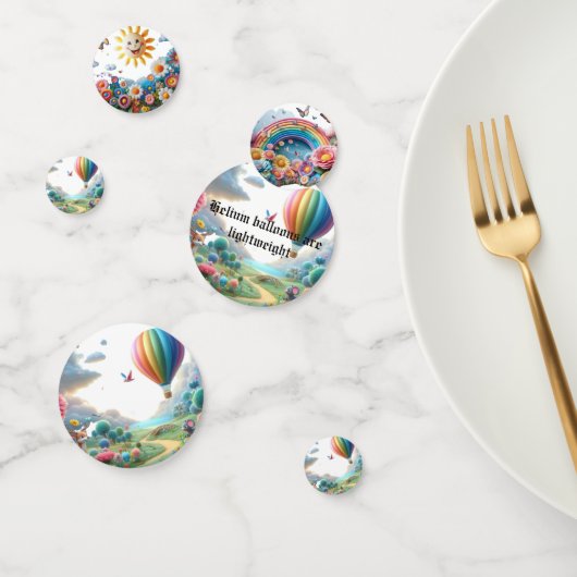Heliumballonnen zijn lichtgewicht confetti (Groep)