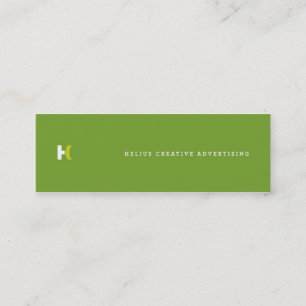 Helius Creative : Skinny-kaarten voor sociale netw Mini Visitekaartje