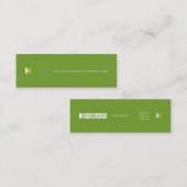 Helius Creative : Skinny-kaarten voor sociale netw Mini Visitekaartje (Voorkant / Achterkant)