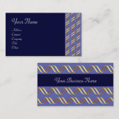 HELIX BIOTECH Gold Swirks in blauw Visitekaartje (Voorkant / Achterkant)