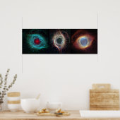 Helix Nebula Eyes 36 x 12 (36 x 12) Poster (Keuken)