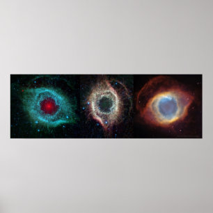 Helix Nebula Eyes 36 x 12 (36 x 12) Poster