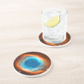 Helix Nebula, Galaxies en sterren Zandsteen Onderzetter (Zijkant)