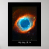 Helix Nebula - Het afbeelding van de ogen van God Poster (Voorkant)