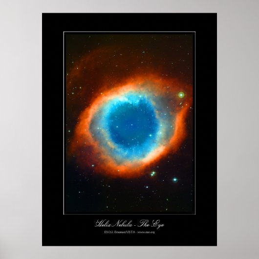 Helix Nebula - Het afbeelding van de ogen van God Poster (Voorkant)