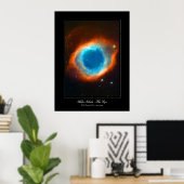 Helix Nebula - Het afbeelding van de ogen van God Poster (Thuiskantoor)